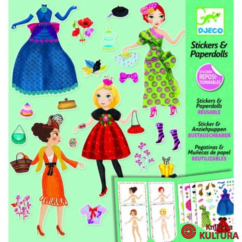 SLIKOVNICA SA NALJEPNICAMA-PAPERDOLLS PEGGY 