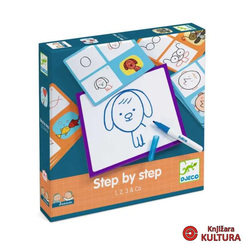 Edukativna igra Step by step 1, 2, 3 