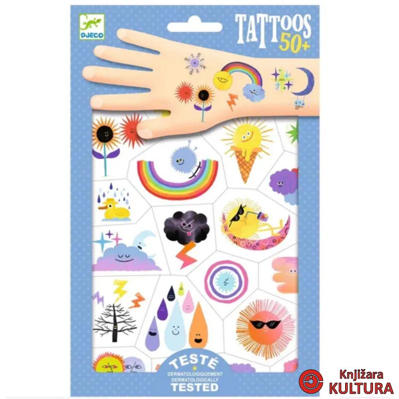NALJEPNICE TATOO - Weather emojis 