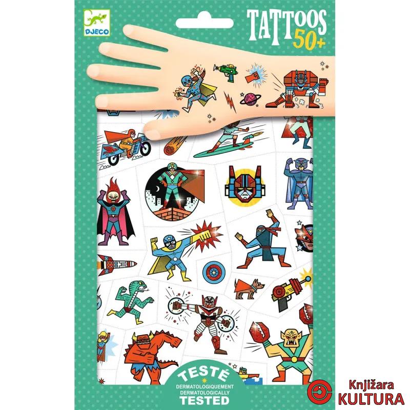 NALJEPNICE TATOO - Heroes vs villains 