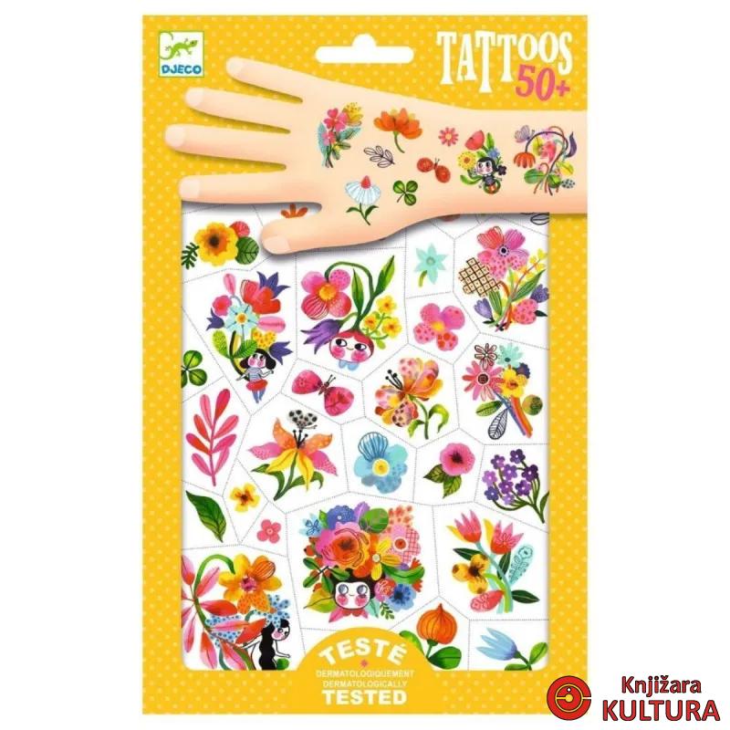 NALJEPNICE TATOO - Aqua flor 