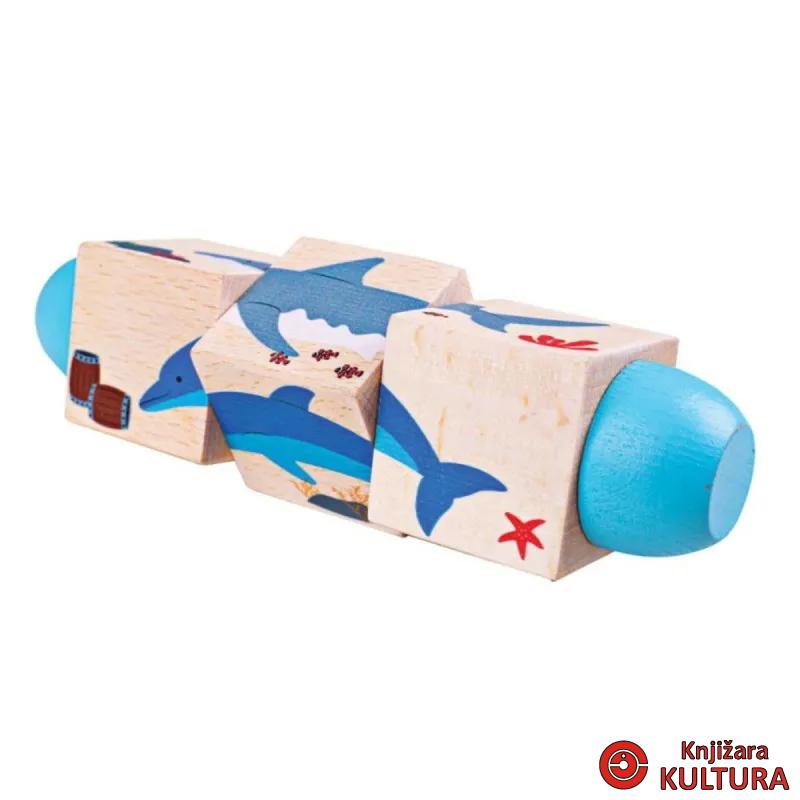 DRVENA SLAGALICA TWIST UNDER THE SEA BJ076 