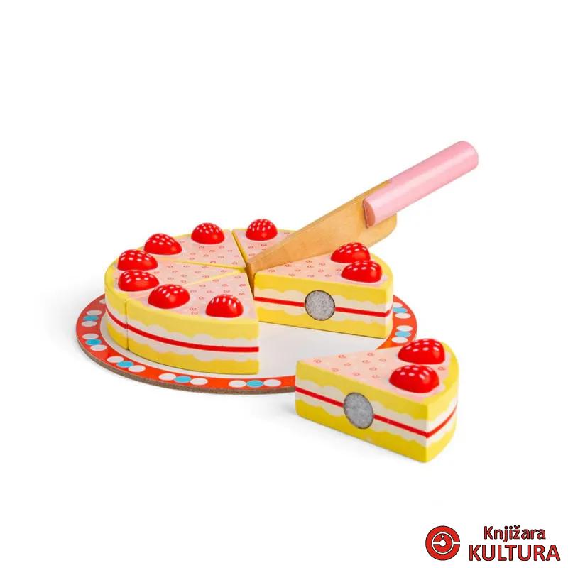 DRVENA IGRAČKA TORTA OD JAGOA BJ374 