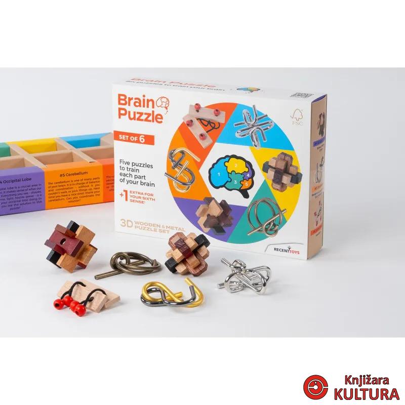 SLAGALICE BRAIN PUZZLE SET 6/1 