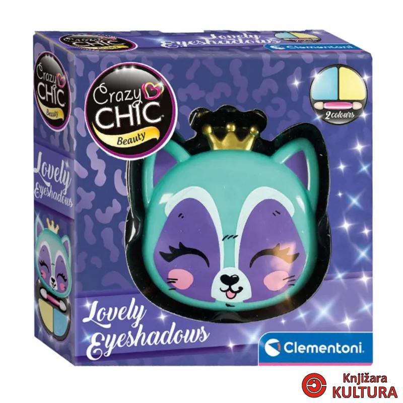 CLEMENTONI CRAZY CHIC RACCOON QUEEN ŠMINKA 
