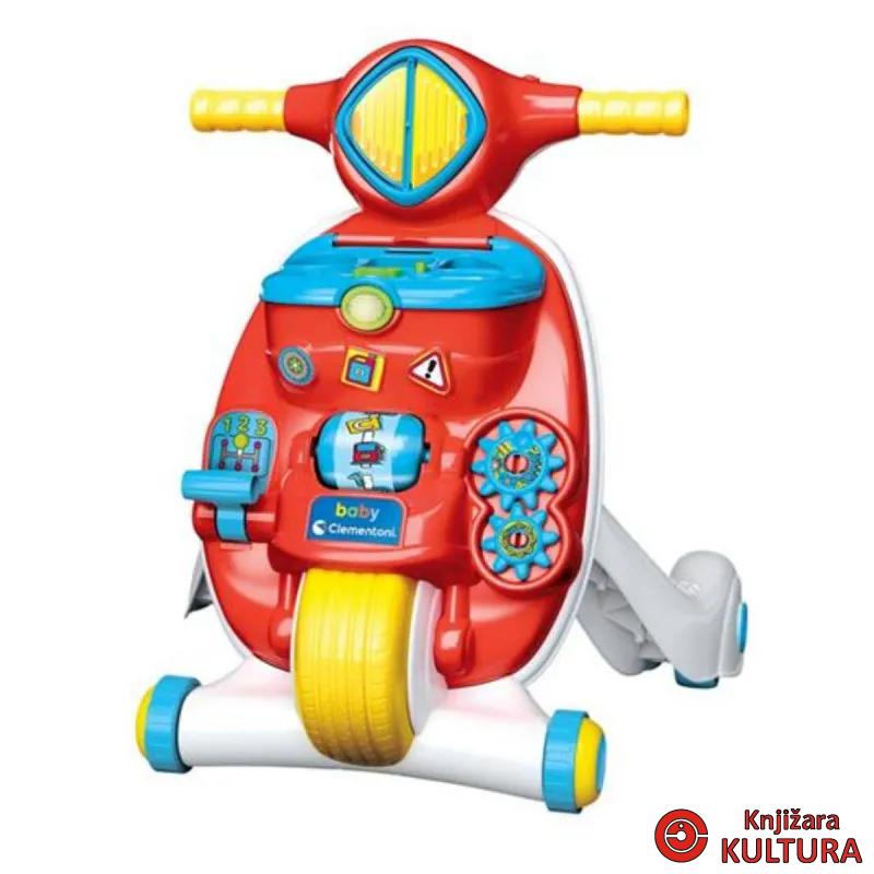 CLEMENTONI 2U1 FIRST STEP SOOTER BIKE 