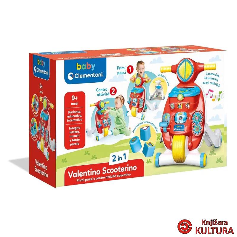 CLEMENTONI 2U1 FIRST STEP SOOTER BIKE 