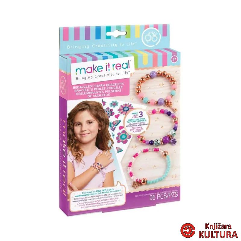 MAKE IT REAL NARUKVICE CHARM RASCVETANA KREACIJA 