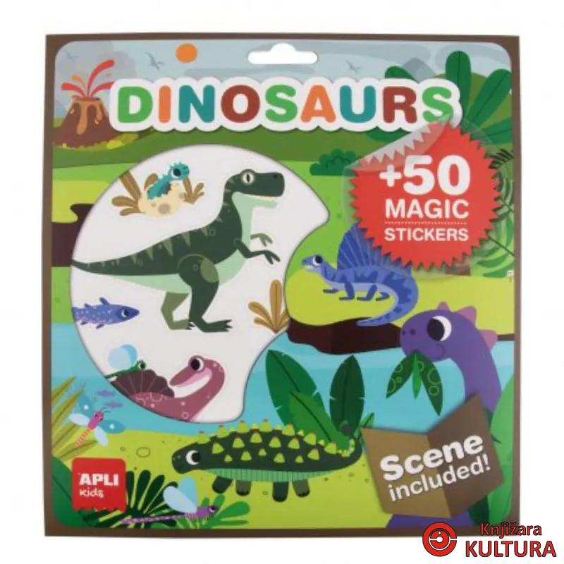 IGRA SA NALJEPNICAMA DINOSAURS 