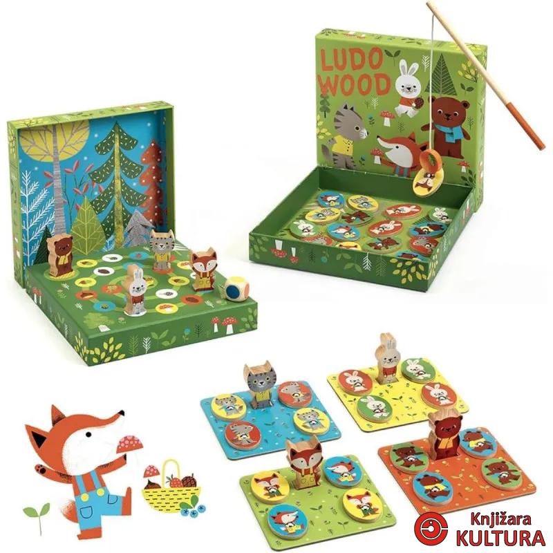 DRUŠTVENA IGRA DRVENA LUDO WOOD DJ01628 