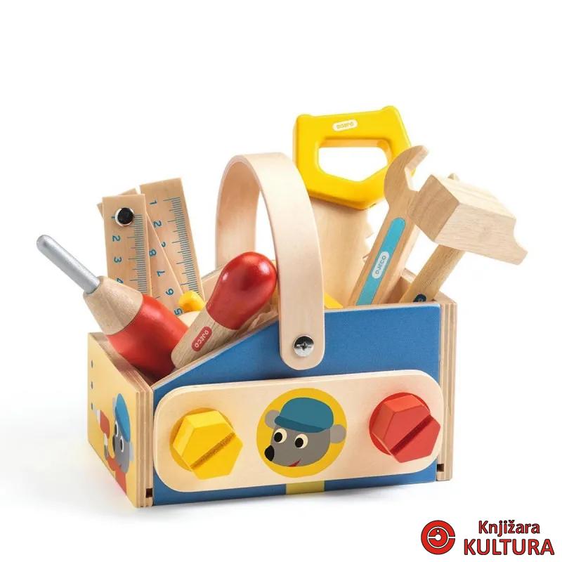 DRVENA IGRAČKA KUTIJA ZA ALAT DJ06649 