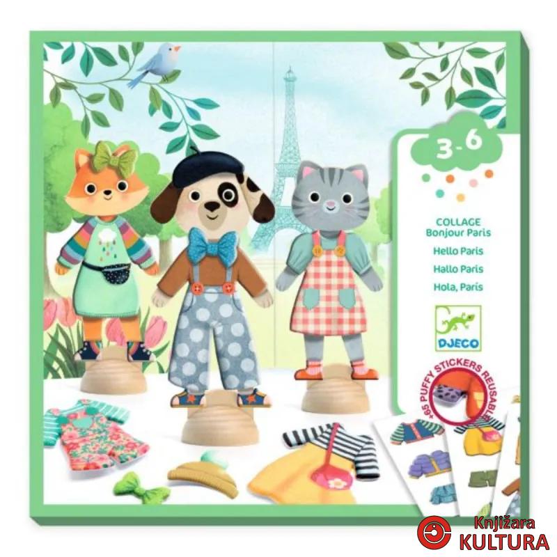 KOLAŽ SET Bonjour Paris DJ09849 