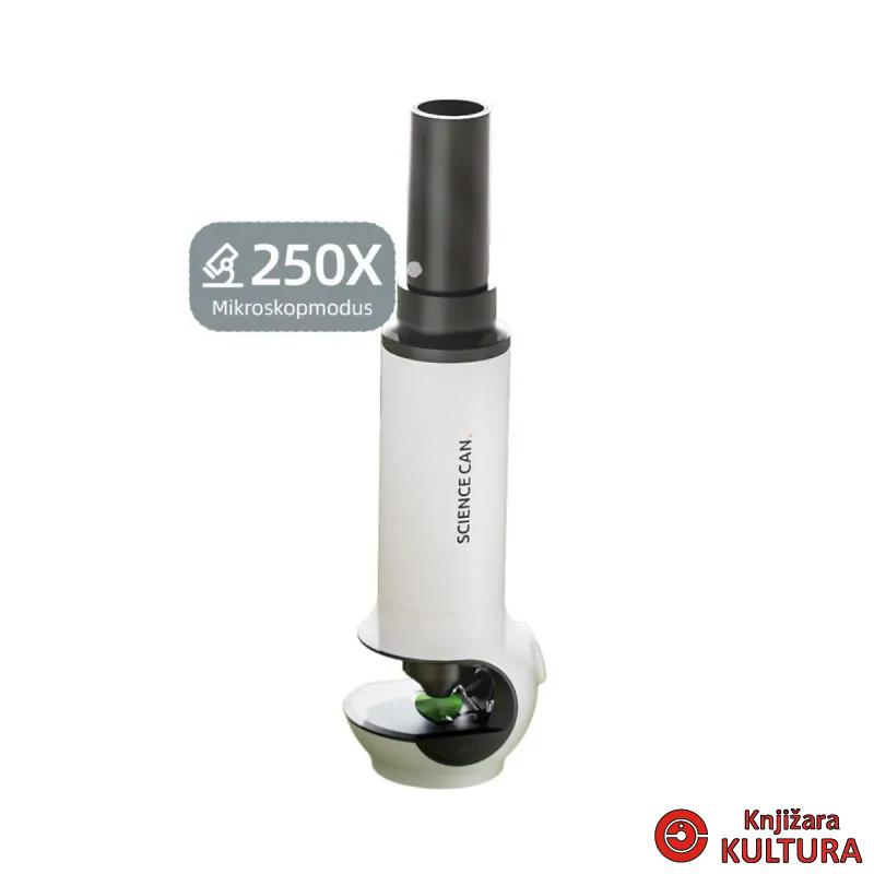 TELESKOP I MIKROSKOP 2U1 SCIENCE CAN 