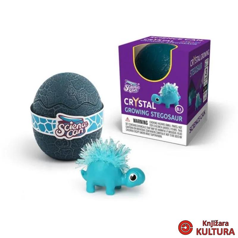 KRISTALNI DINO INKUBATOR-STEGOSAURUS 