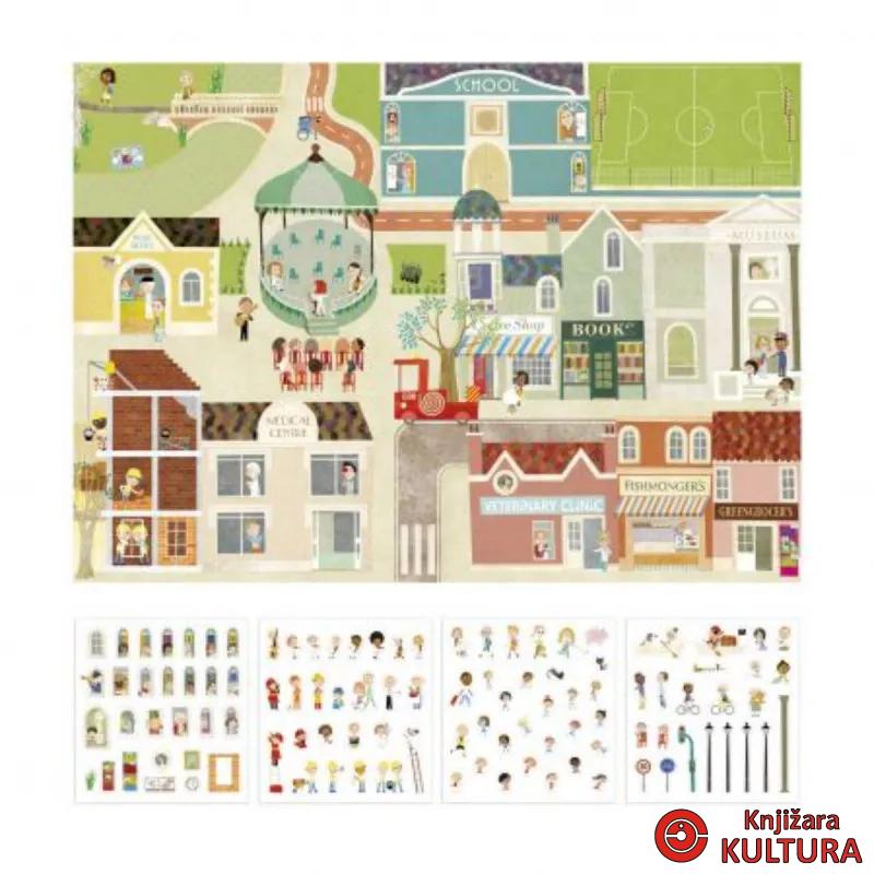 B.GIANT POSTER + 100 CITY STICKERS 19430AP 