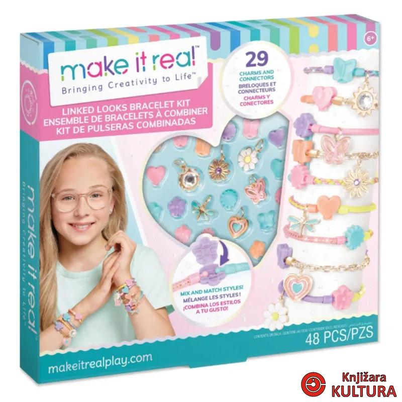 MAKE IT REAL NARUKVICE LINKED LOOKS JEWELRY SET 