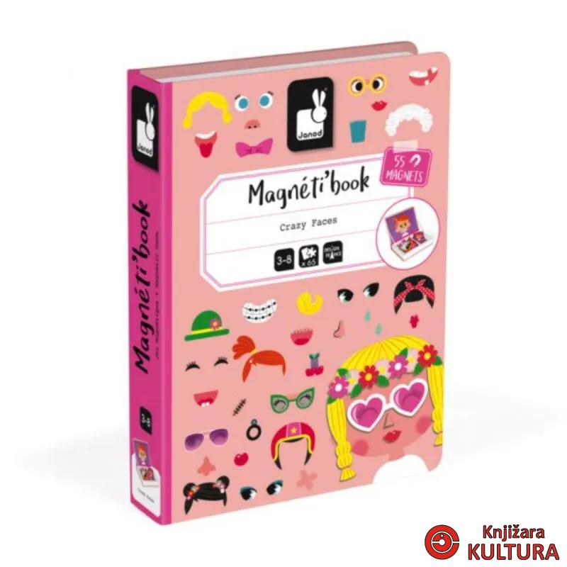 MAGNETNA KNJIGA -DJEVOJČICE SA LUDIM FACAMA 