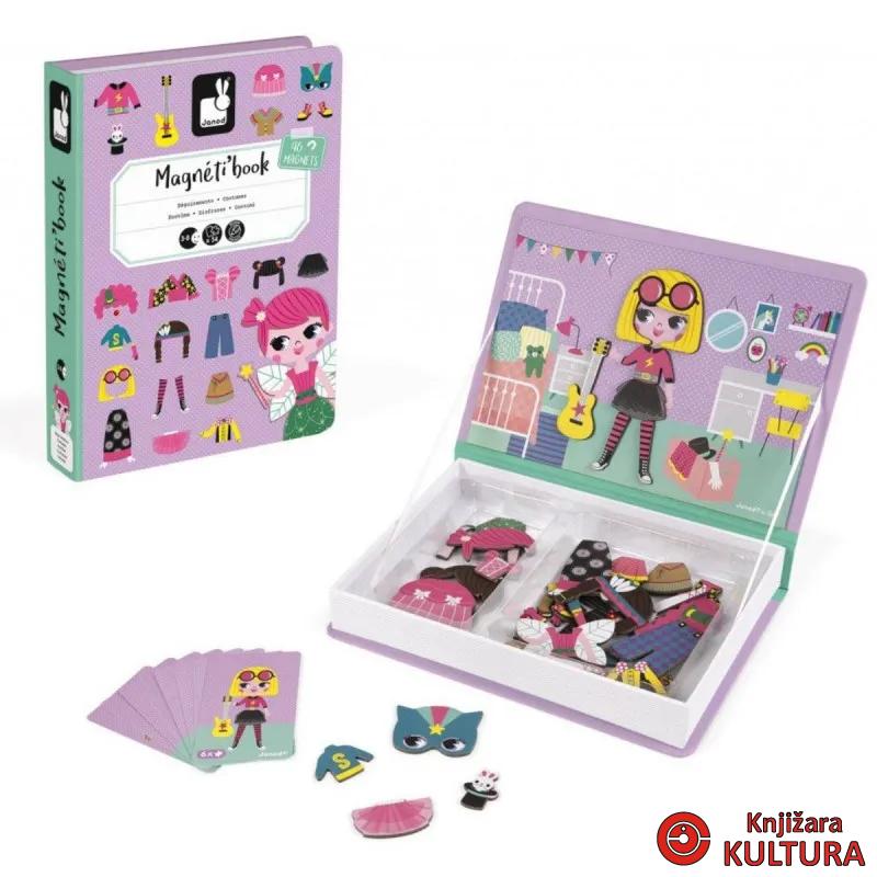 MAGNETNA KNJIGA -KOSTIMI ZA DJEVOJČICE 