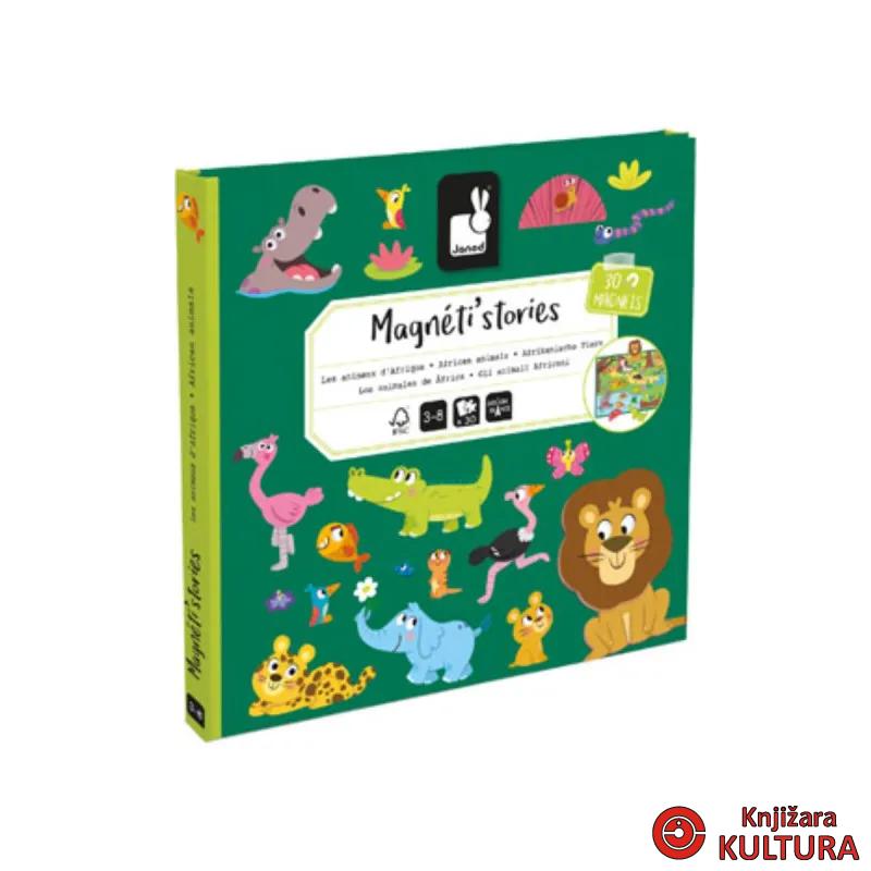 MAGNETNA KNJIGA PRIČE ŽIVOTINJA IZ AFRIKE 