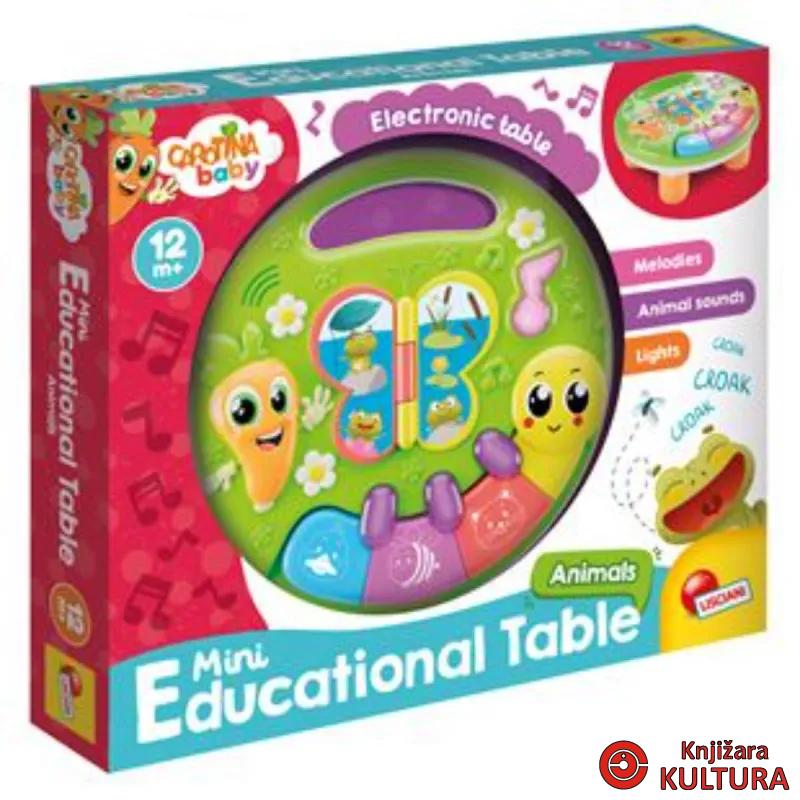CAROTINA MINI EDUKATIVNI STOL-ŽIVOTINJE 