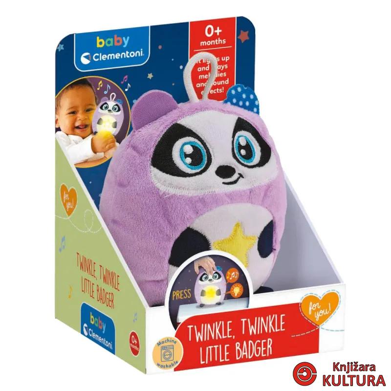 CLEMENTONI IGRAČKA SVIJETLEĆI MALI BADGER 