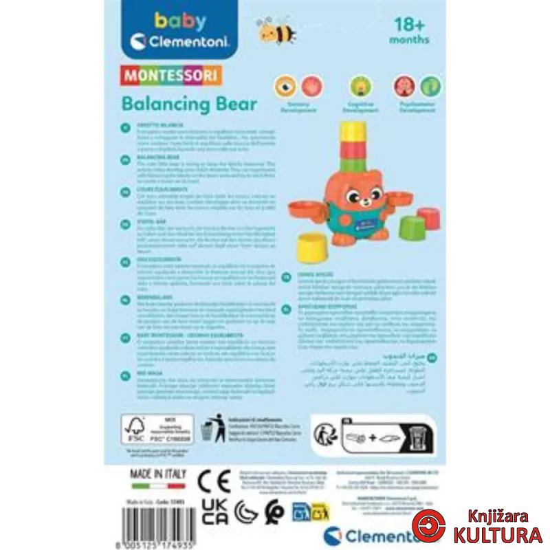 CLEMENTONI IGRAČKA ZA BALANSIRANJE – MEDVJED 