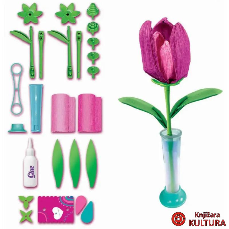 CLEMENTONI KREATIVNI SET NAPRAVI CVIJET-TULIPAN 