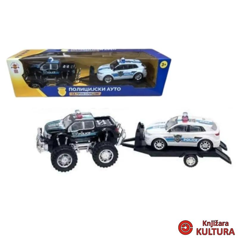 AUTO POLICIJSKI SET DŽIP I AUTOMOBIL FRIKCIONI 918524 