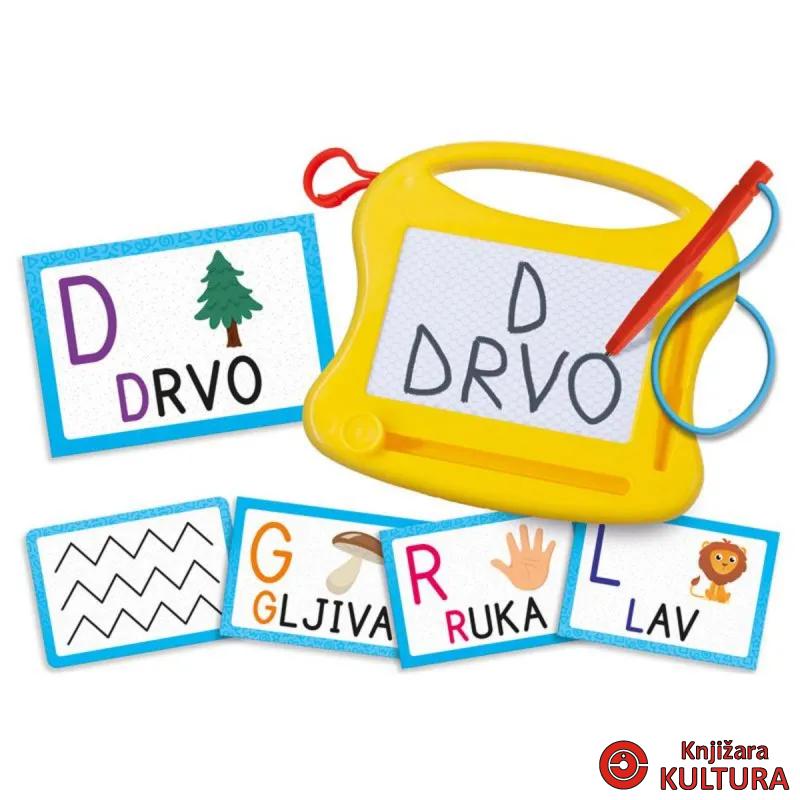LIS: CAROTINA ZABAVNA ABECEDA PLUS PLOČA PIŠI-BRIŠI 
