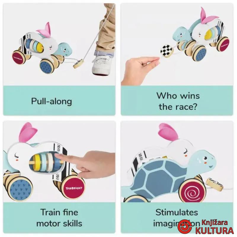 TOPBRIGHT IGRA NA POVLAČENJE ZEC I KORNJAČA 