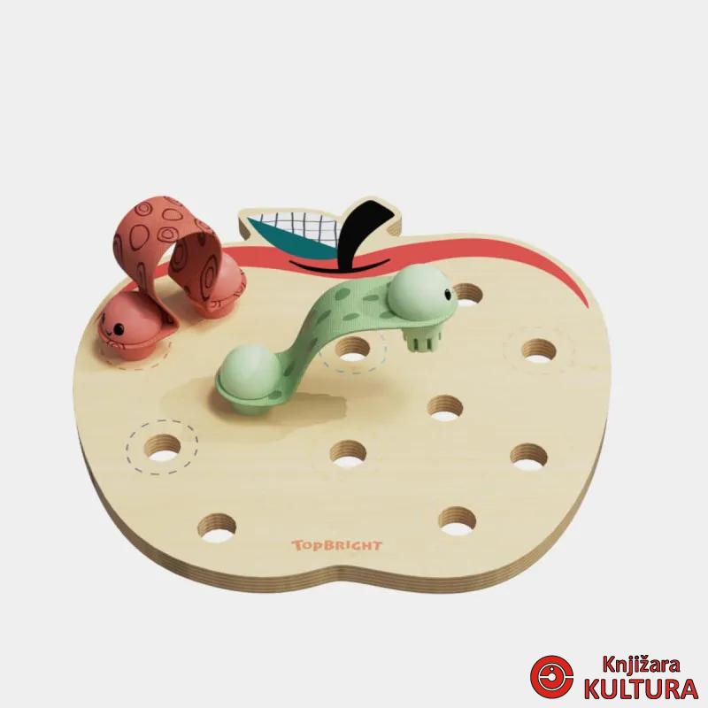 TOPBRIGHT IGRA POVLAČENJA CRVIĆI I JABUKA 