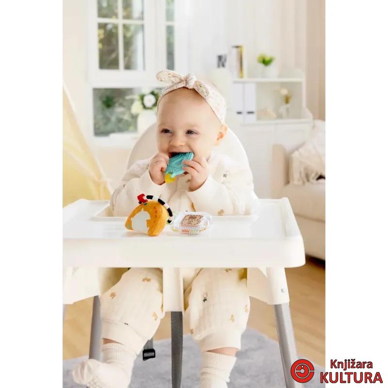 Hape baby ABC set zvečka, glodalica H0129 