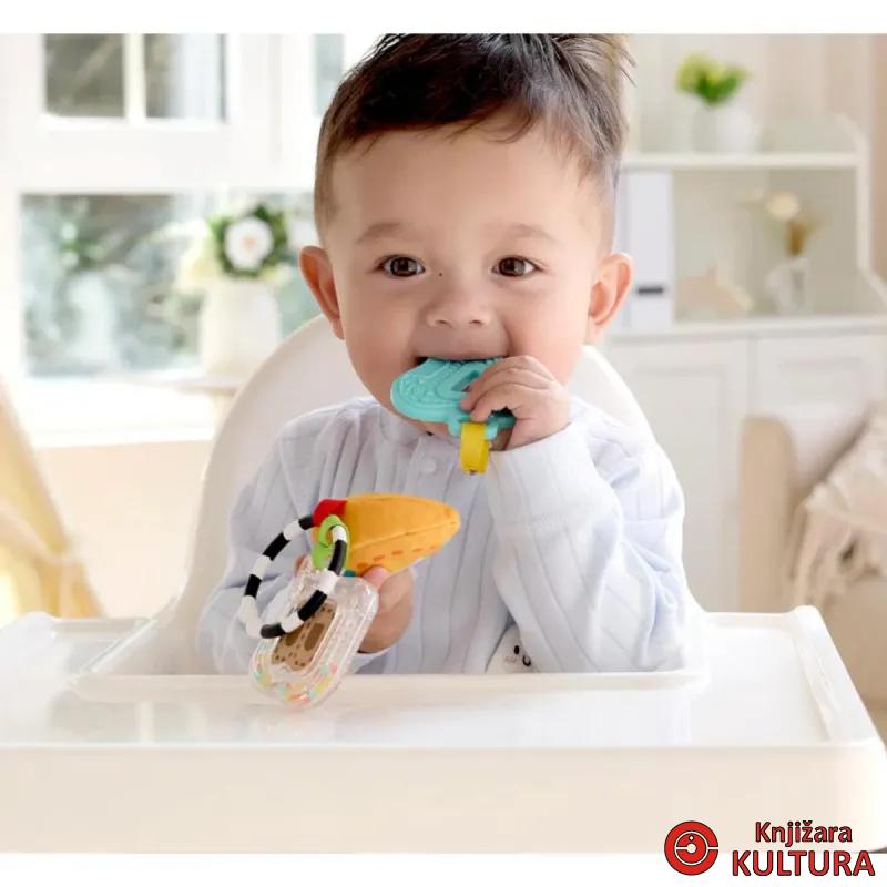 Hape baby ABC set zvečka, glodalica H0129 