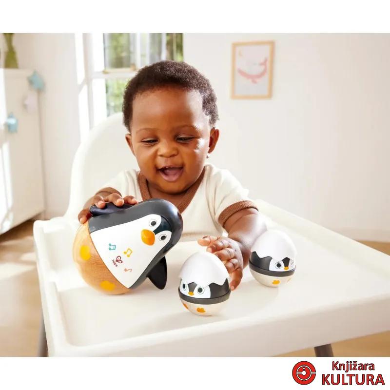 Hape baby drvena igračka Pingvin H0136 