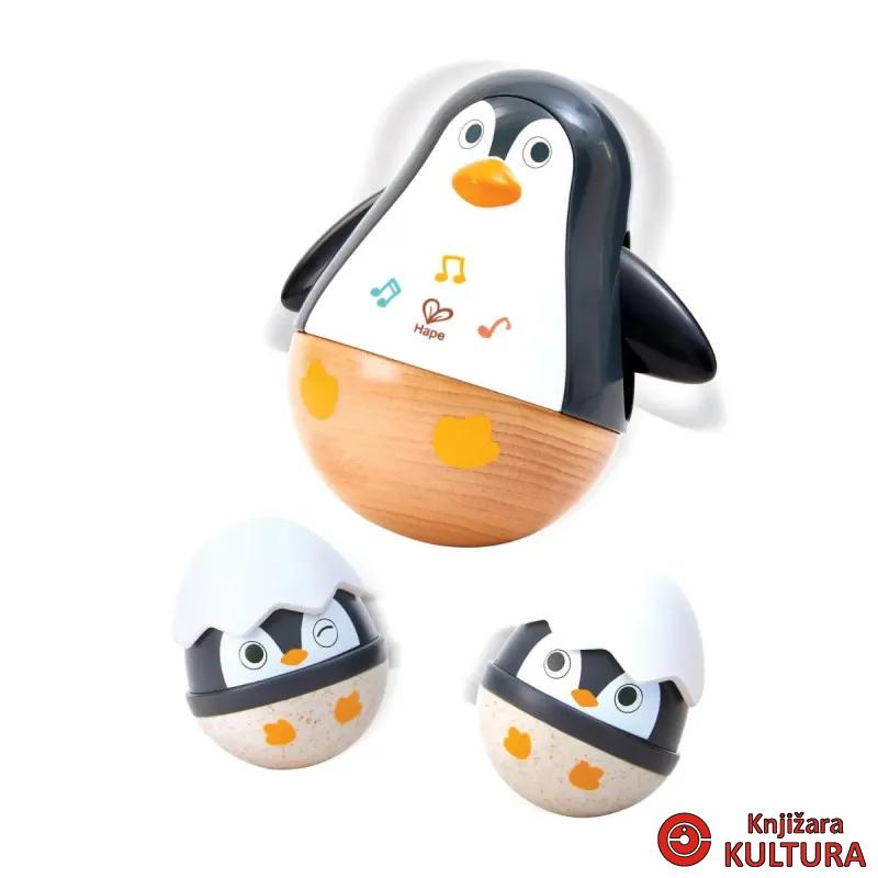 Hape baby drvena igračka Pingvin H0136 