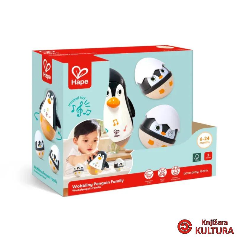 Hape baby drvena igračka Pingvin H0136 