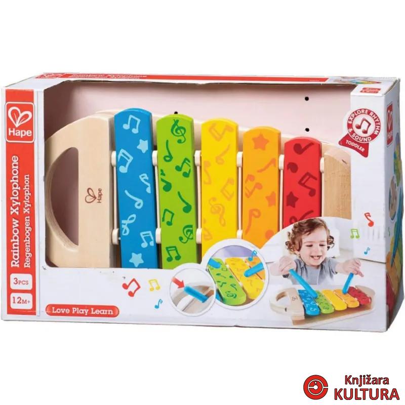 Hape baby ksilofon Rainbow H0606 