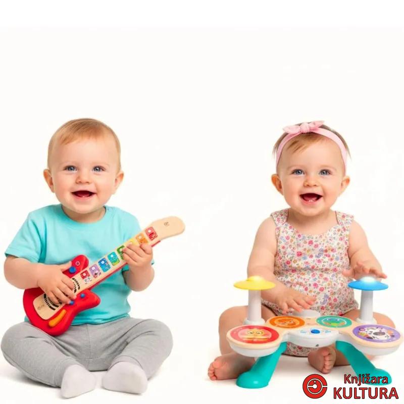 Hape magični muzički set bubanj i gitara H800910 