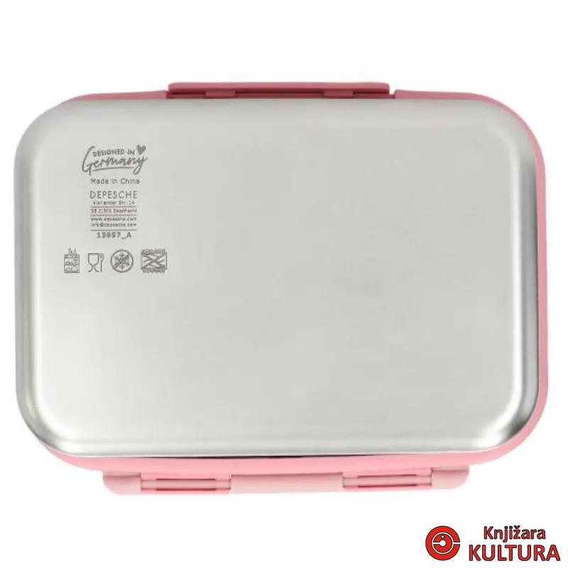 TOP MODEL KUTIJA ZA RUČAK OD NEHRĐAJUĆEG ČELIKA 4/1 