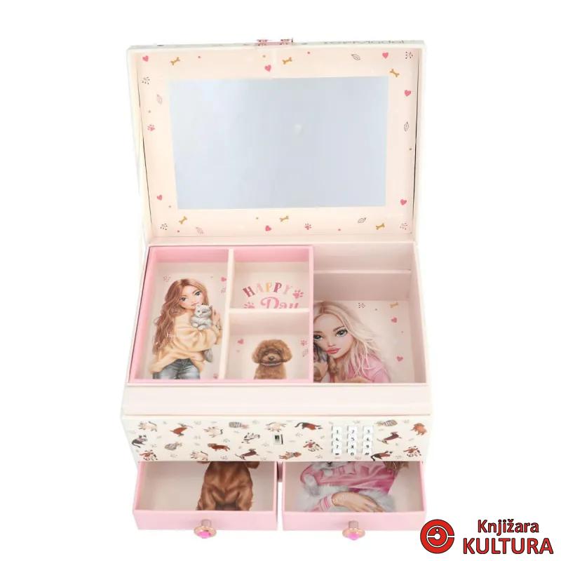 TOP MODEL VELIKA KUTIJA ZA NAKIT S KODOM I ZVUKOM 