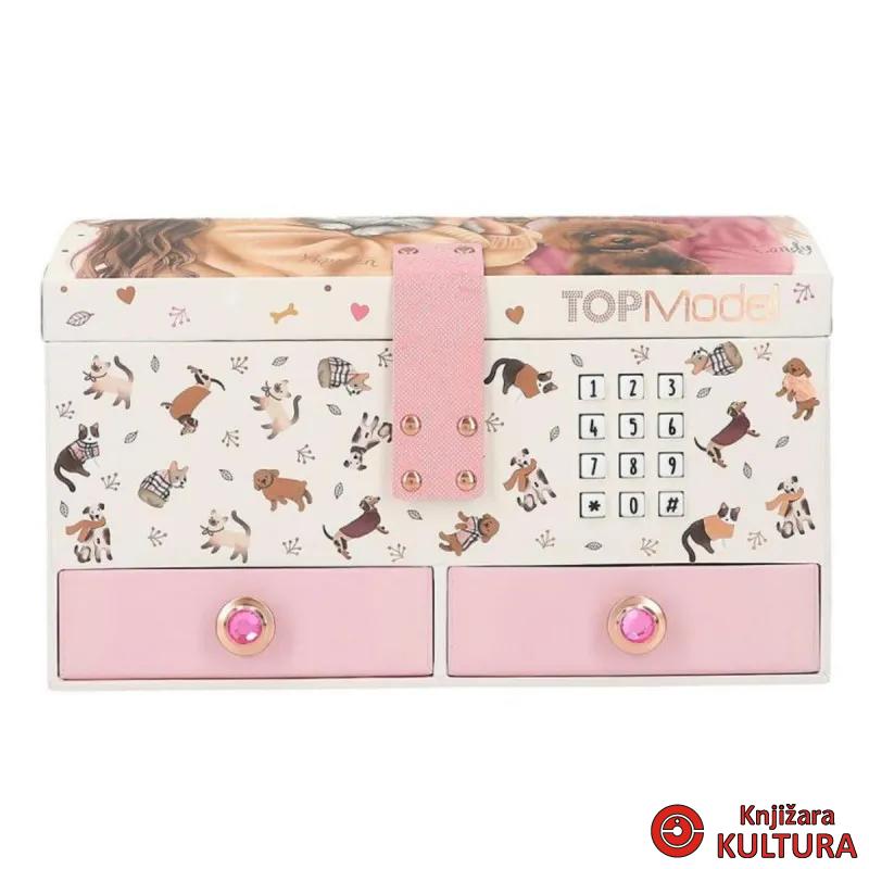 TOP MODEL VELIKA KUTIJA ZA NAKIT S KODOM I ZVUKOM 