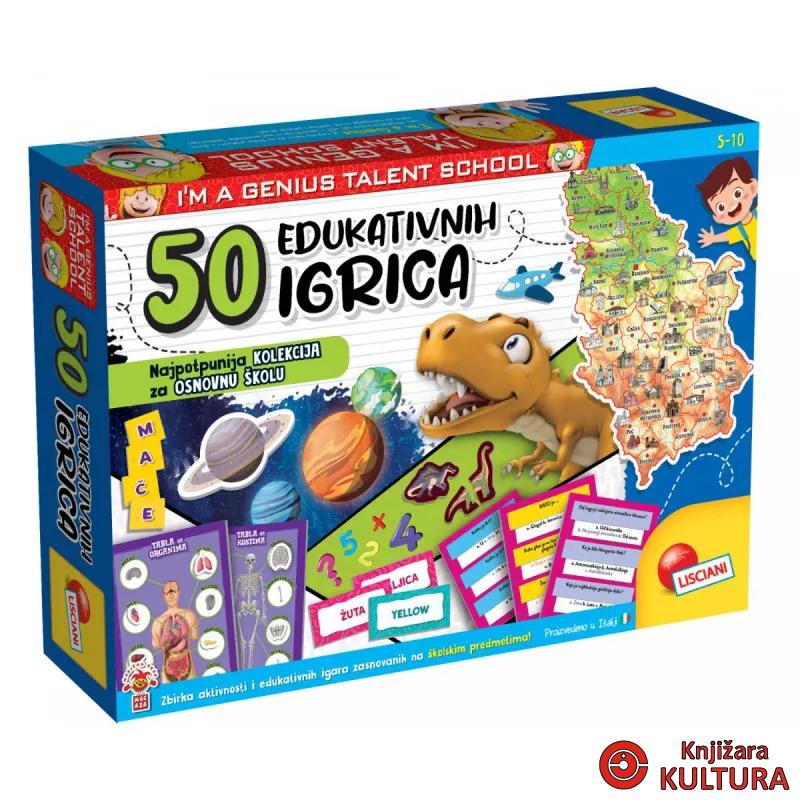 MALI GENIJE SR SET 50 EDUKATIVNIH IGARA 