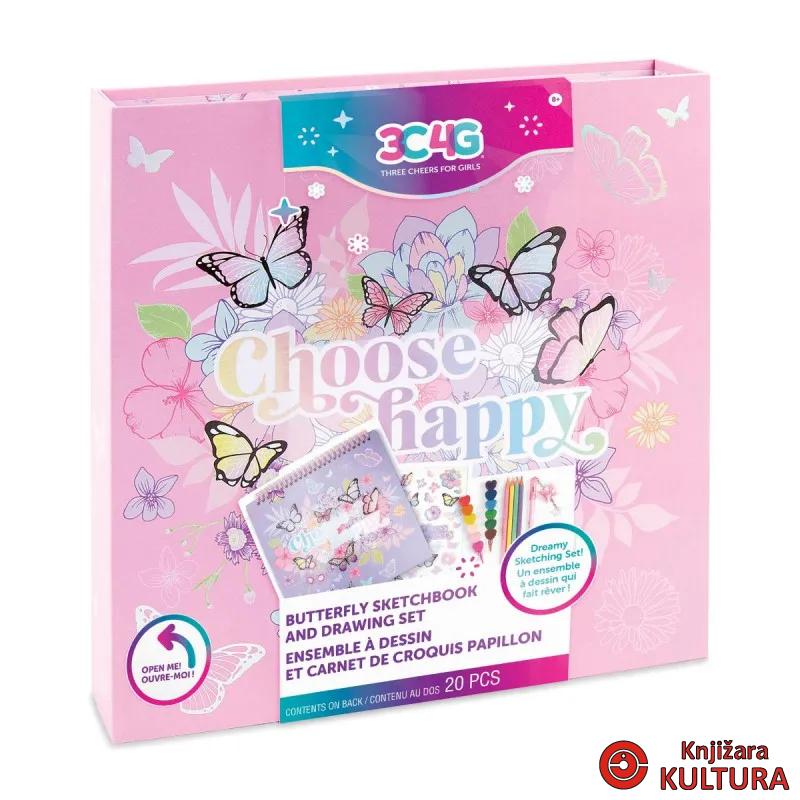 BLOK ZA CRTANJE I BOJENJE BUTTERFLY 