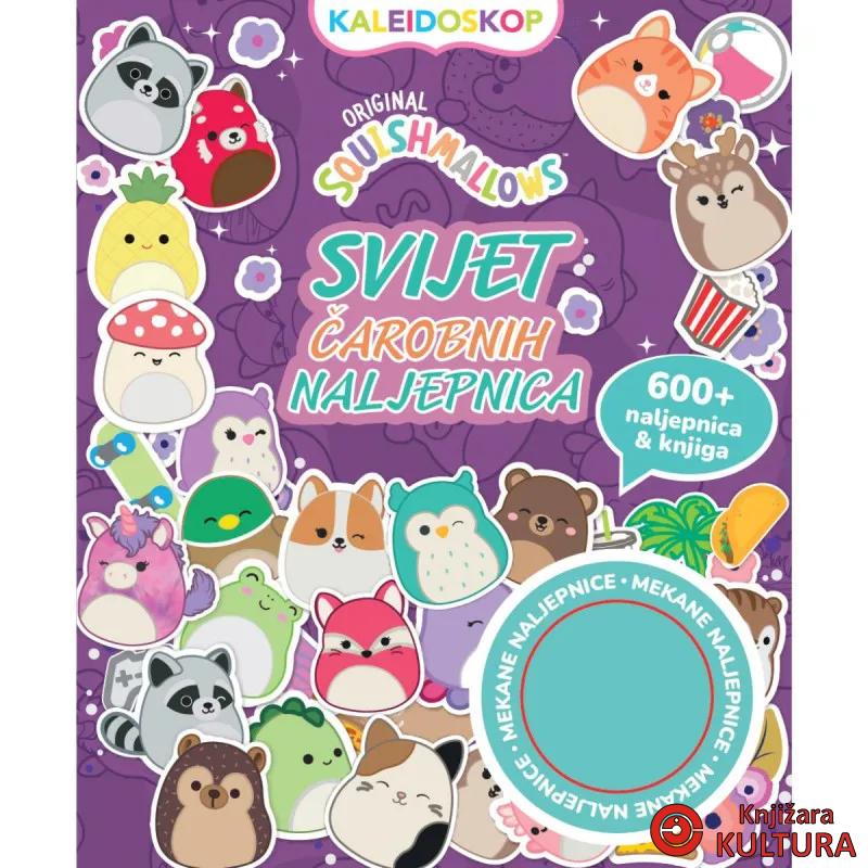 SQUISHMALLOWS KNJIGA SA BOMBASTIČNIM NALJEPNICAMA 