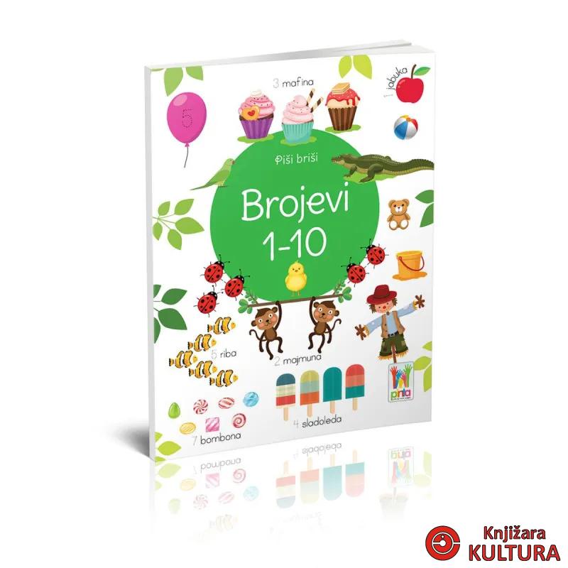 PIŠI BRIŠI BROJEVI 1-10 