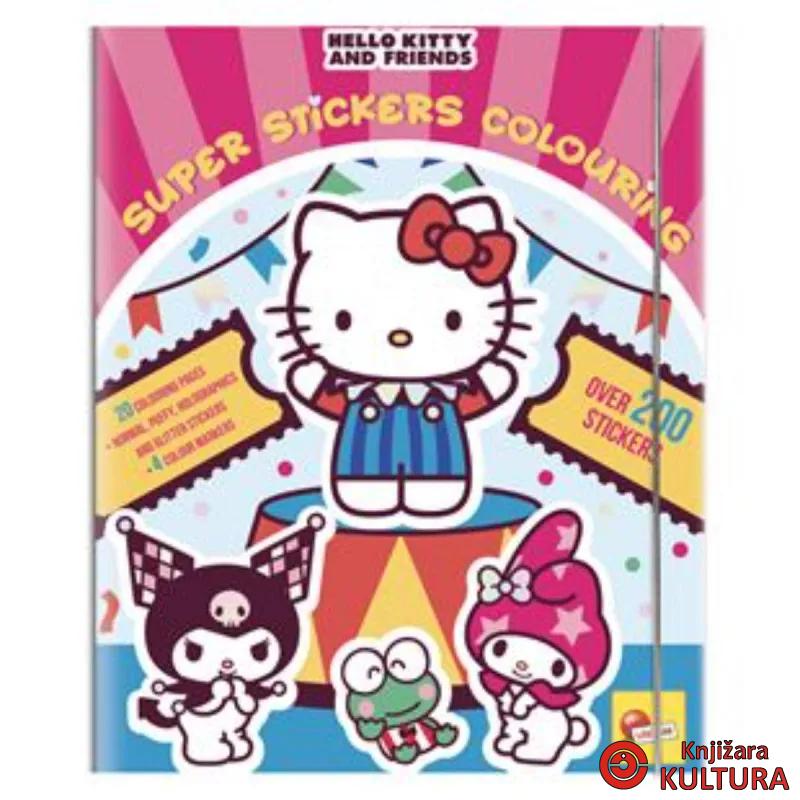 LIS HELLO KITTY I PRIJATELJI BOJANKA NALJEPNICE 