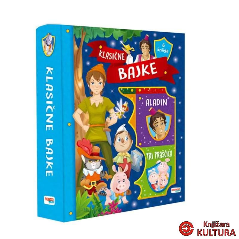 BOX SET: KLASIČNE BAJKE KNJIGA SA 6 SLAGALICA 
