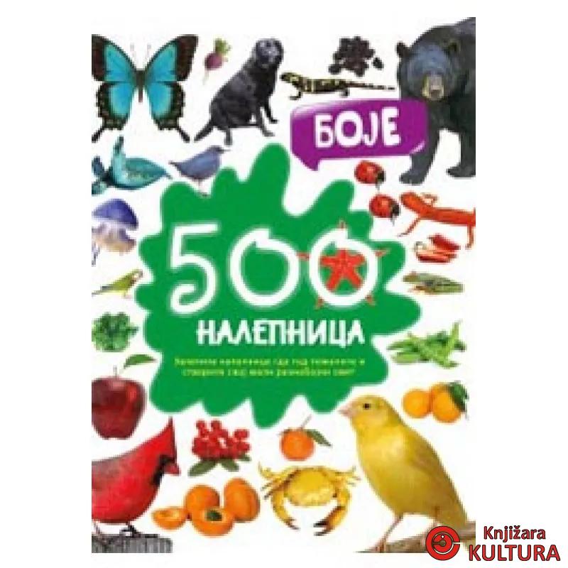 500 NALEPNICA BOJE 