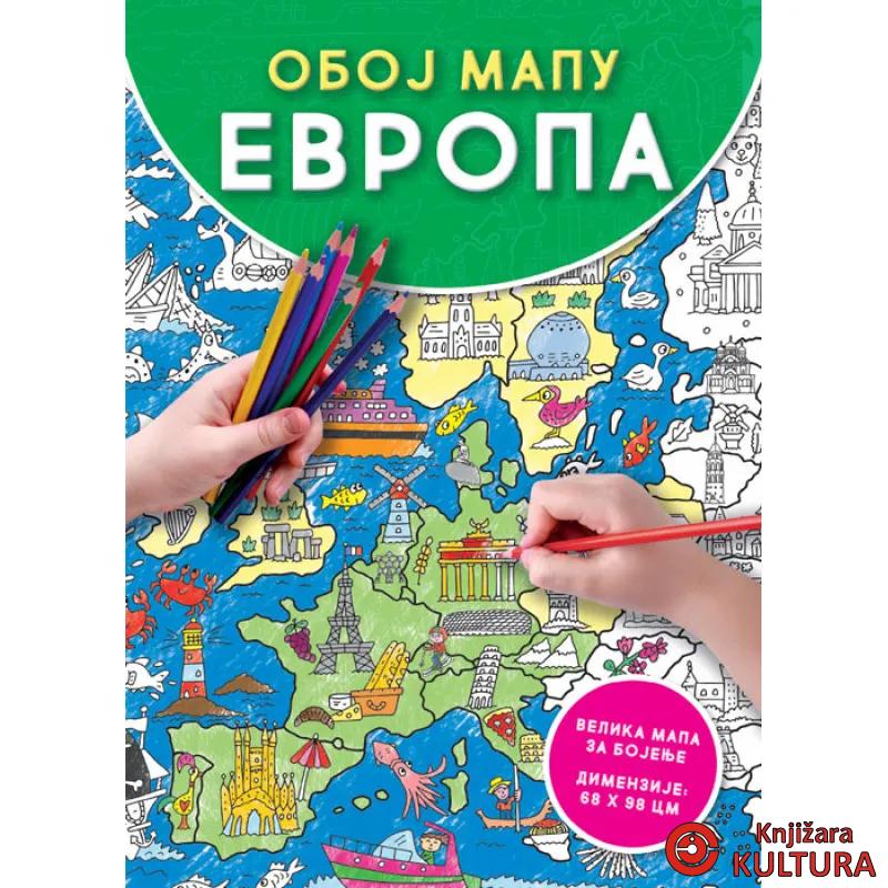 OBOJ MAPU: EVROPA 