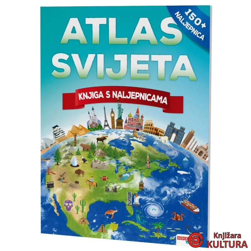 ATLAS SVIJETA S NALJEPNICAMA 